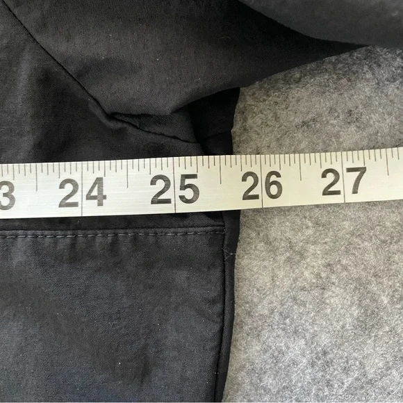 PUMA Jacket Windbreaker Womens XL Quarter Zip Hoodie Black White 599372-01 - Picture 10 of 16